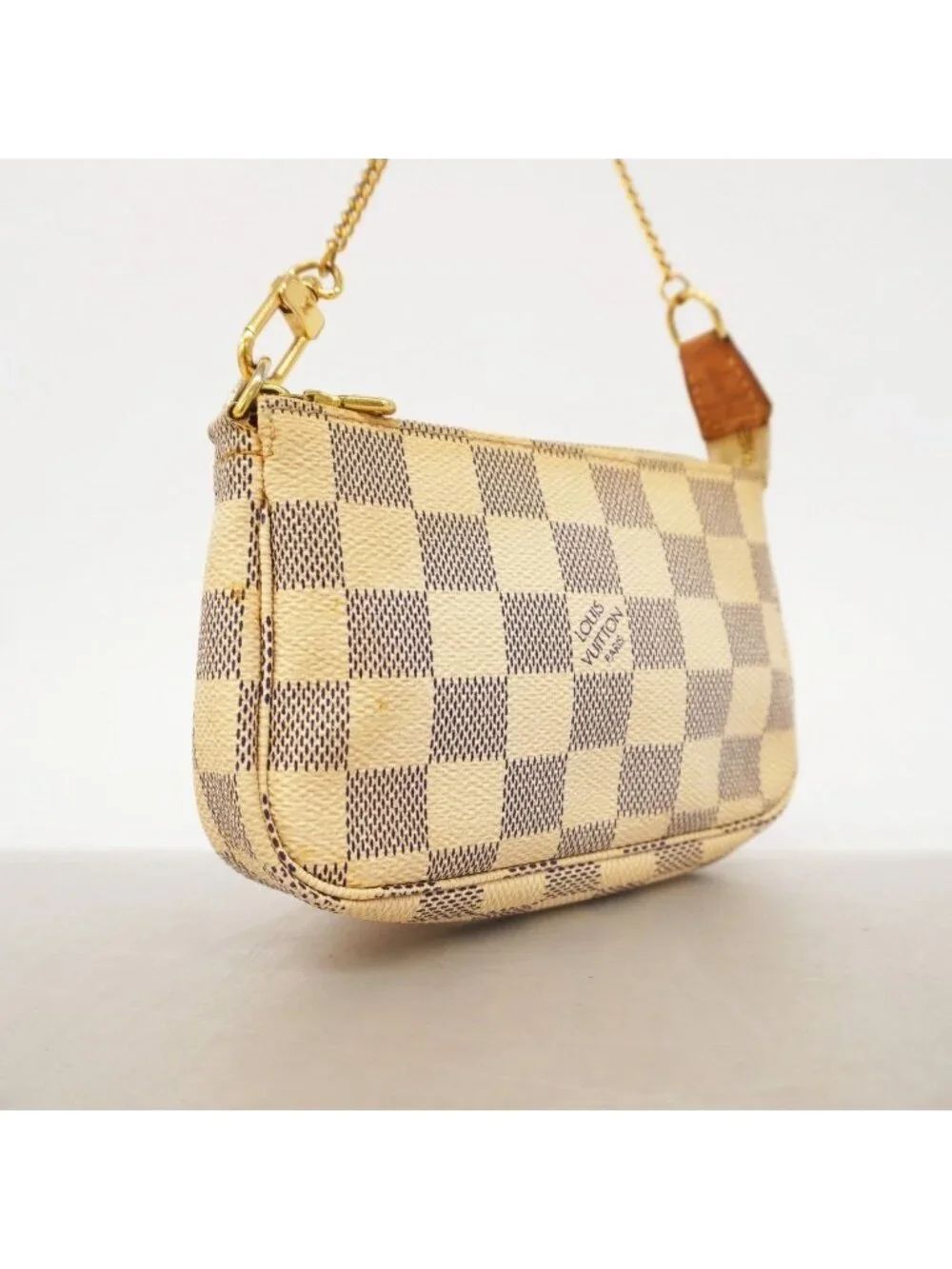 Louis Vuitton Pouch Damier Azur Mini Pochette White